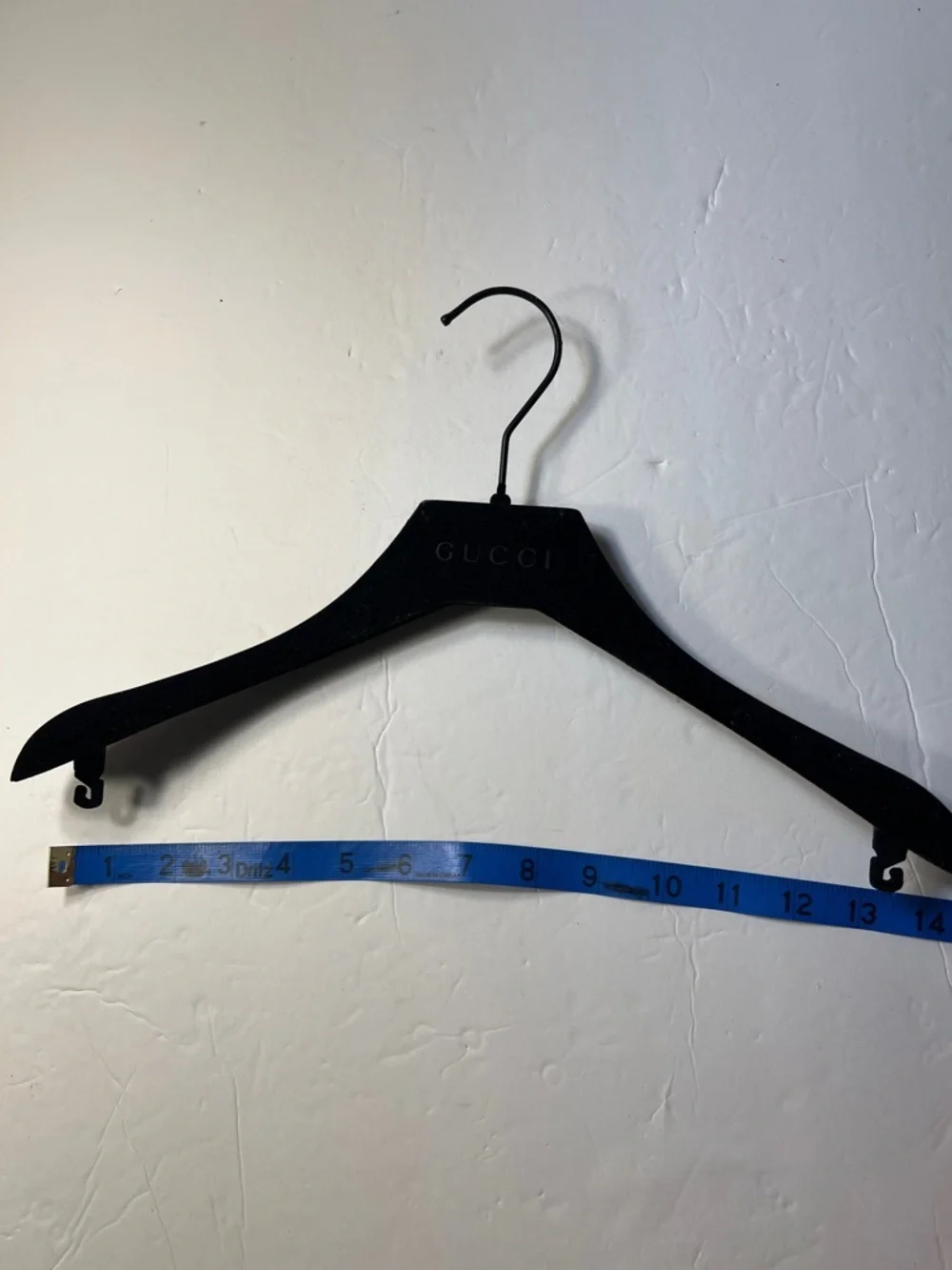 Gucci Black Velvet Padded Hanger with Logo